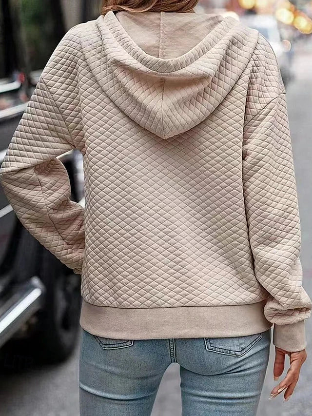 Felpa invernale con cappuccio