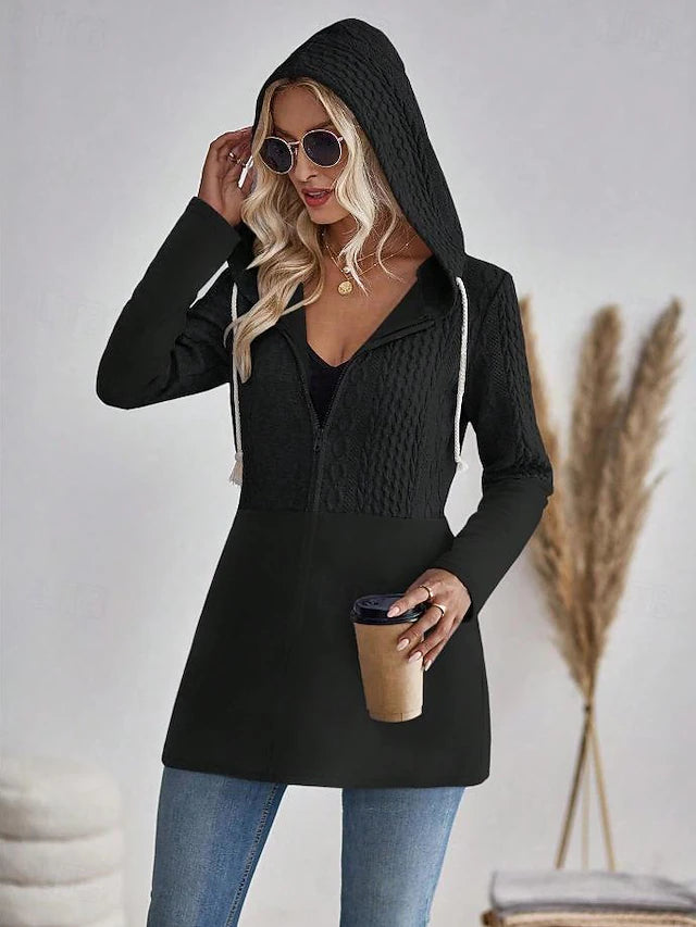 Felpa invernale con cappuccio