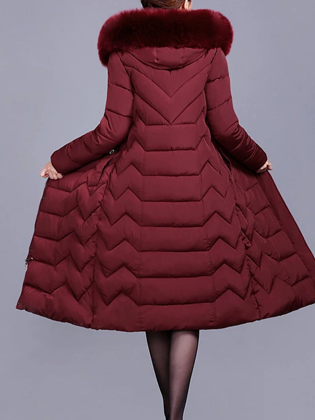 Cappotto invernale lungo pesante