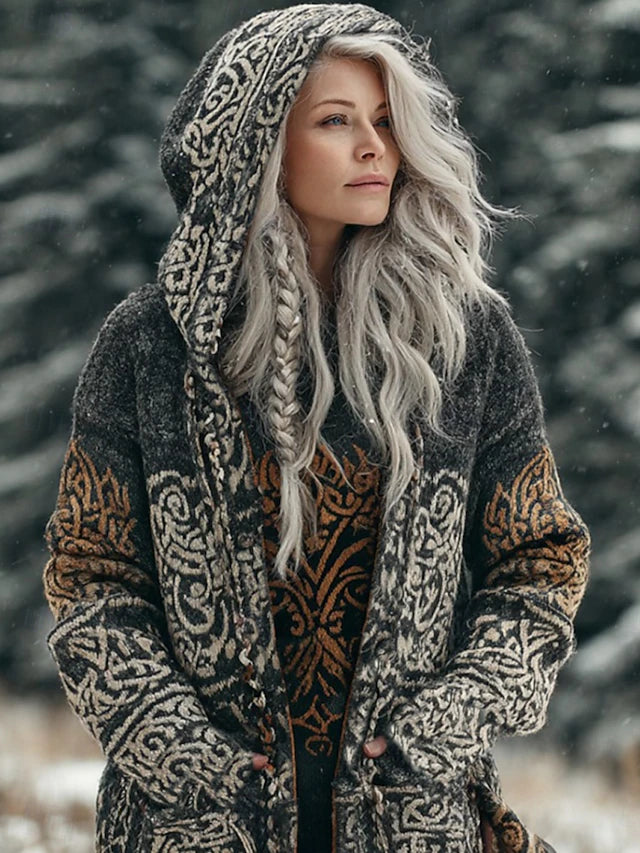 Cappotto invernale con cappuccio