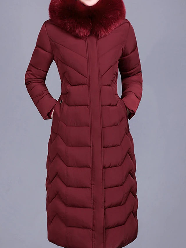 Cappotto invernale lungo pesante