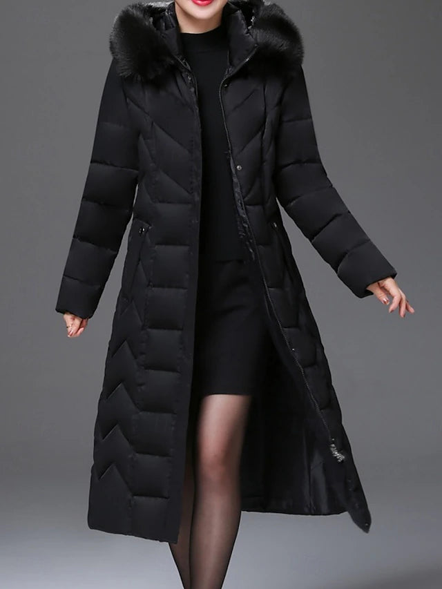 Cappotto invernale lungo pesante