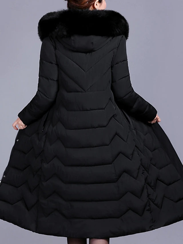 Cappotto invernale lungo pesante